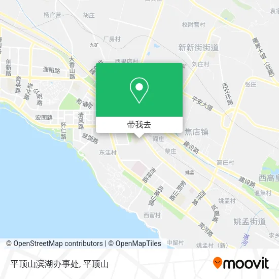 平顶山滨湖办事处地图