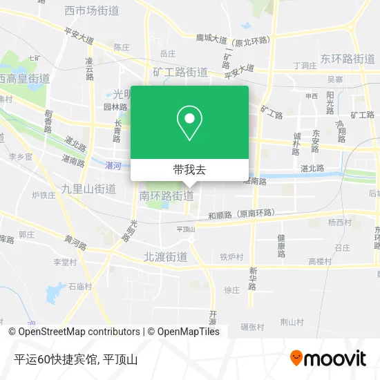 平运60快捷宾馆地图