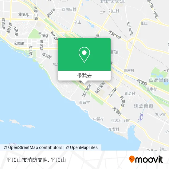 平顶山市消防支队地图