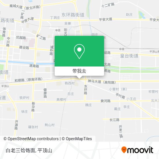 白老三饸饹面地图