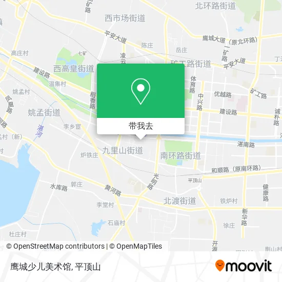 鹰城少儿美术馆地图