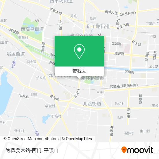 逸风美术馆-西门地图