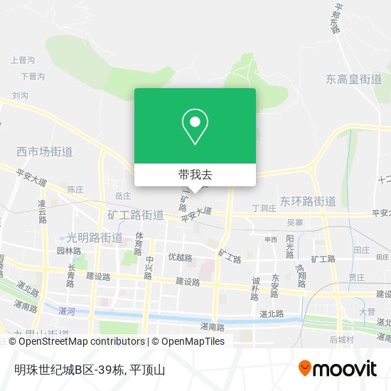 明珠世纪城B区-39栋地图
