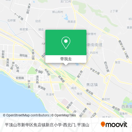 平顶山市新华区焦店镇新庄小学-西北门地图