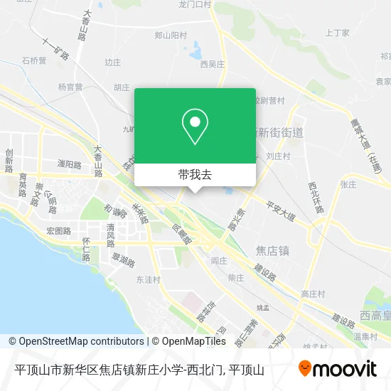 平顶山市新华区焦店镇新庄小学-西北门地图