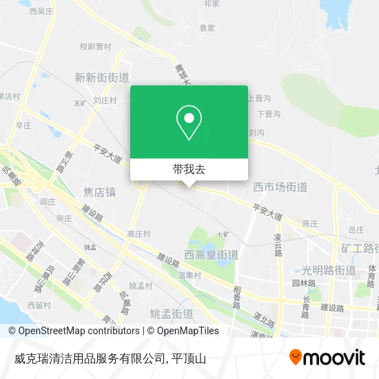 威克瑞清洁用品服务有限公司地图