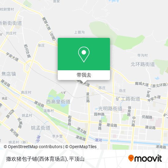 撒欢猪包子铺(西体育场店)地图