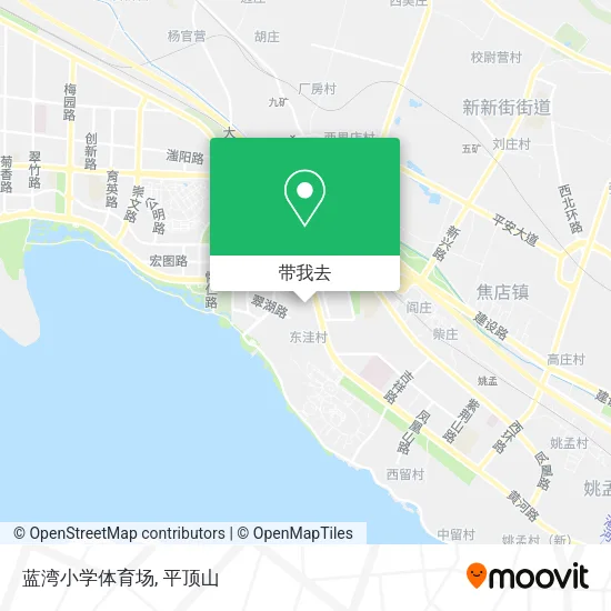 蓝湾小学体育场地图