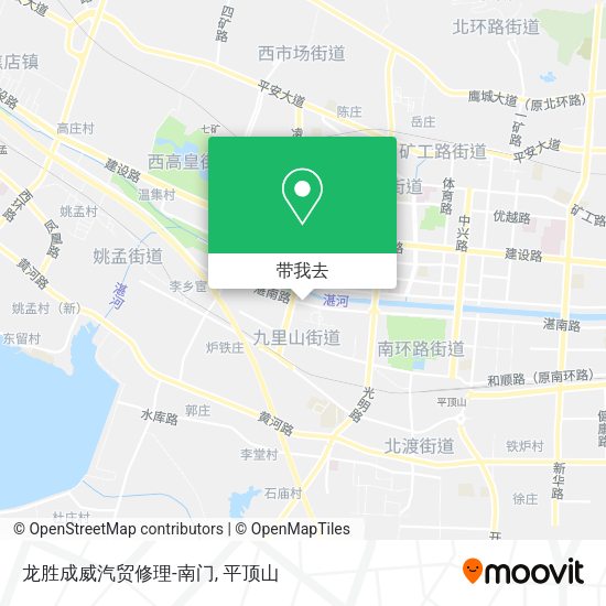 龙胜成威汽贸修理-南门地图