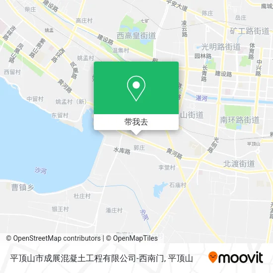 平顶山市成展混凝土工程有限公司-西南门地图