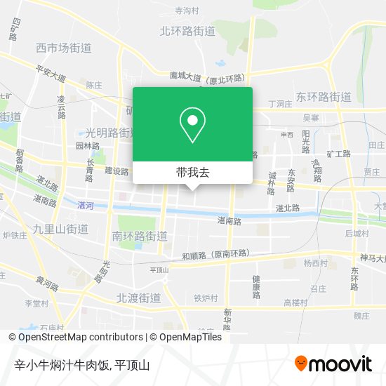 辛小牛焖汁牛肉饭地图