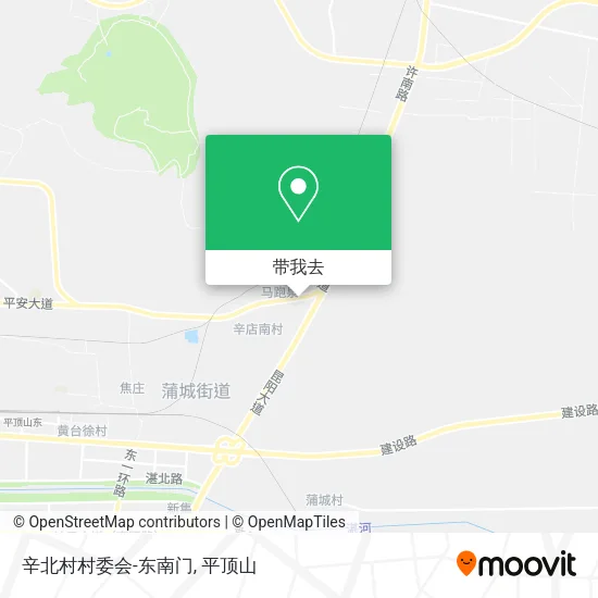 辛北村村委会-东南门地图