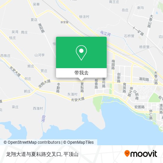 龙翔大道与夏耘路交叉口地图