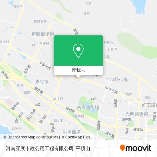 河南亚展市政公用工程有限公司地图