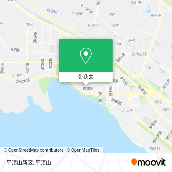 平顶山新区地图