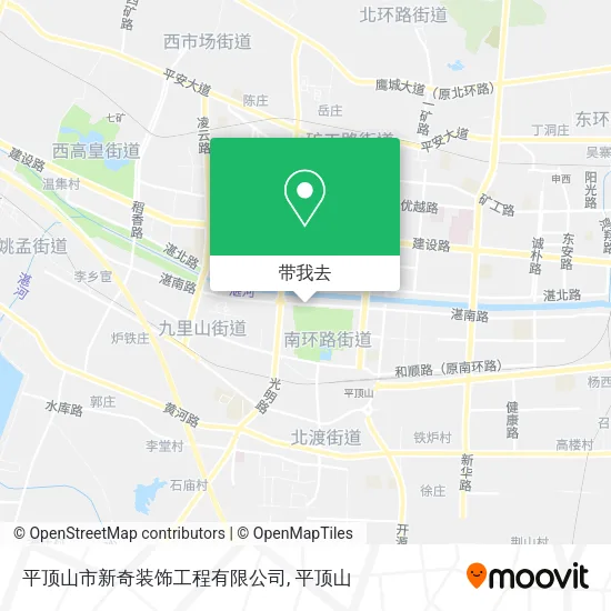 平顶山市新奇装饰工程有限公司地图