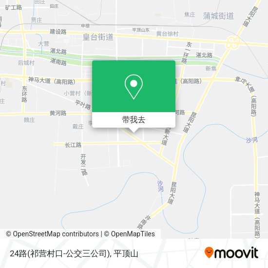 24路(祁营村口-公交三公司)地图
