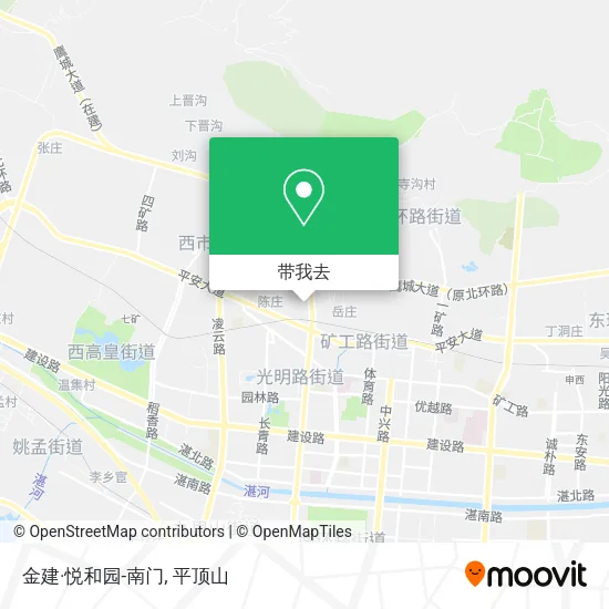 金建·悦和园-南门地图