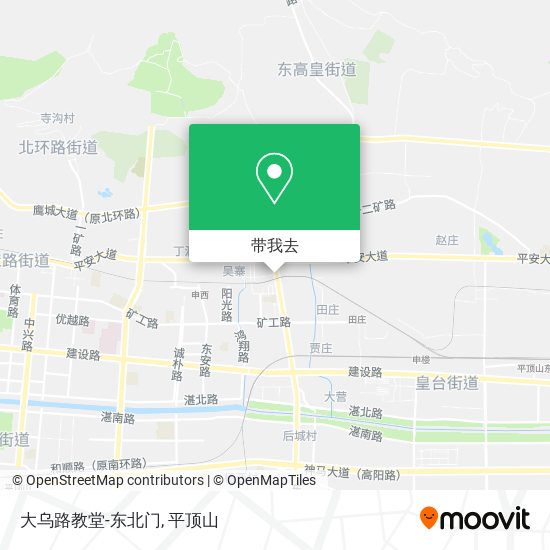 大乌路教堂-东北门地图