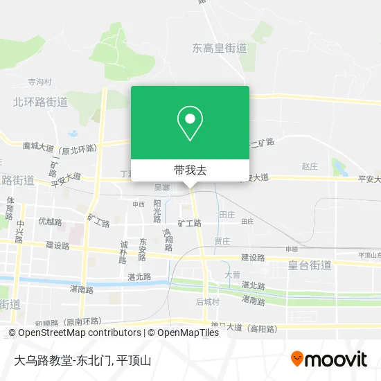 大乌路教堂-东北门地图