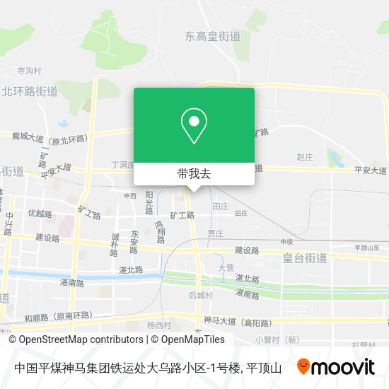中国平煤神马集团铁运处大乌路小区-1号楼地图