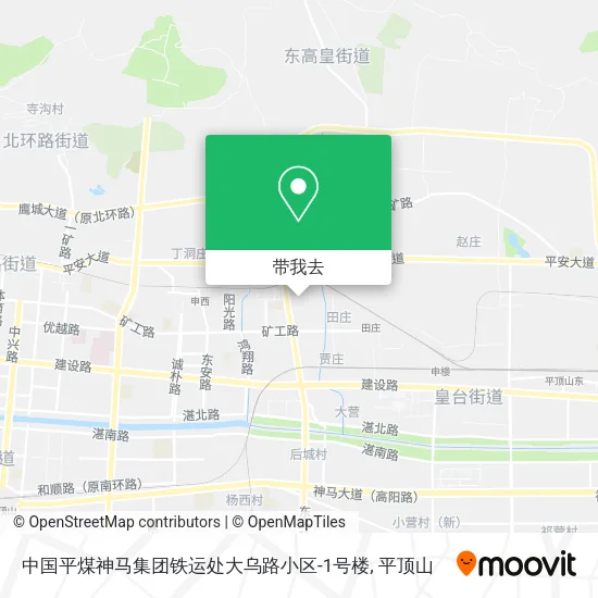 中国平煤神马集团铁运处大乌路小区-1号楼地图
