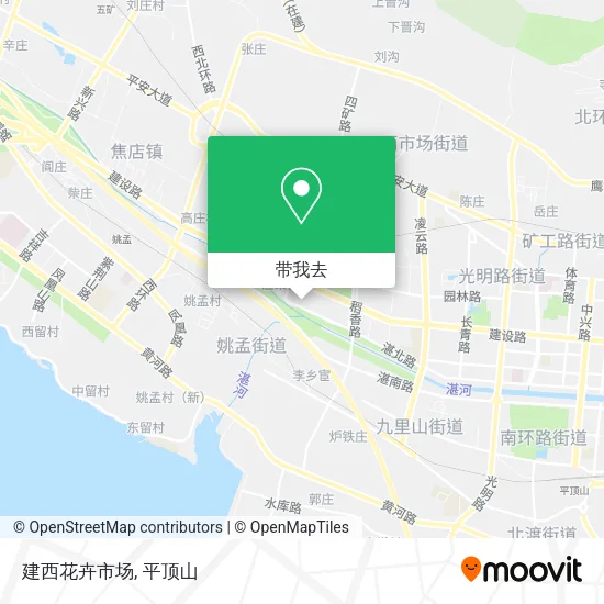 建西花卉市场地图