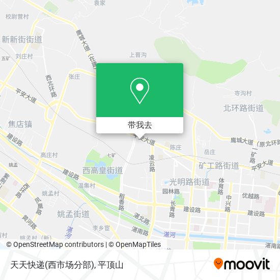 天天快递(西市场分部)地图