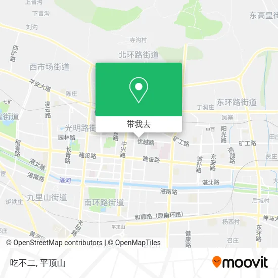 吃不二地图