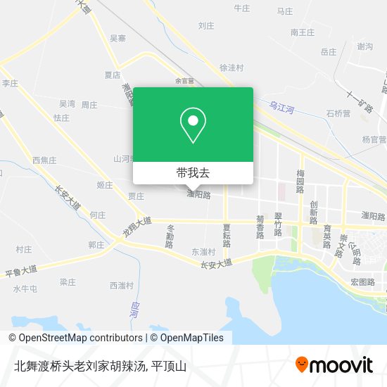 北舞渡桥头老刘家胡辣汤地图