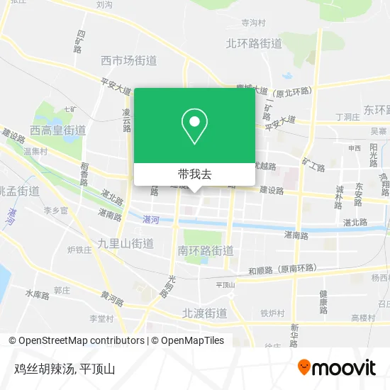 鸡丝胡辣汤地图
