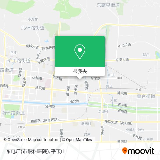 东电厂(市眼科医院)地图