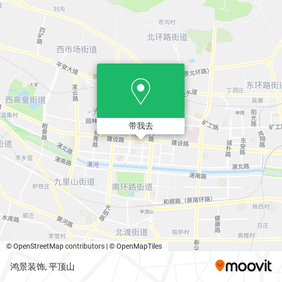 鸿景装饰地图