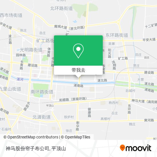 神马股份帘子布公司地图