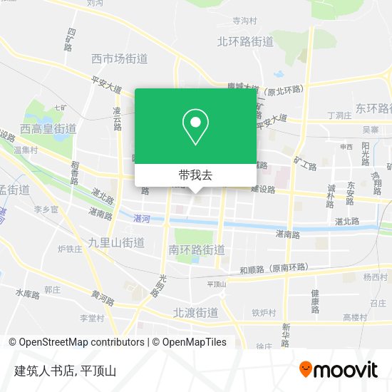 建筑人书店地图