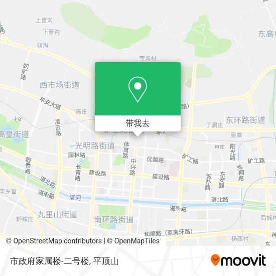 市政府家属楼-二号楼地图