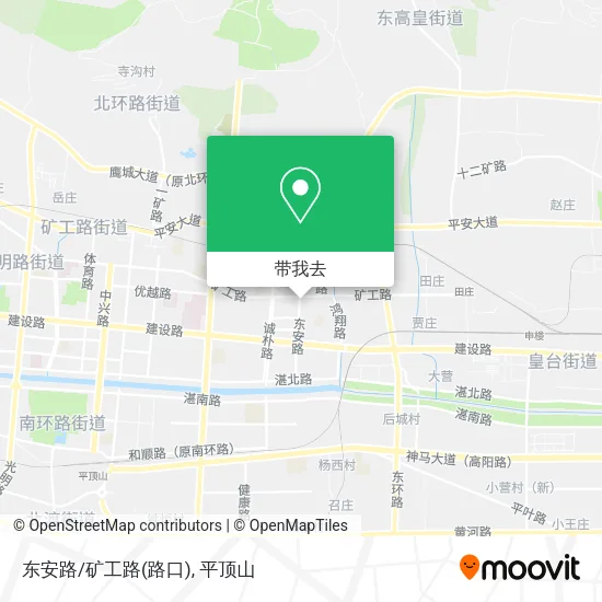 东安路/矿工路(路口)地图