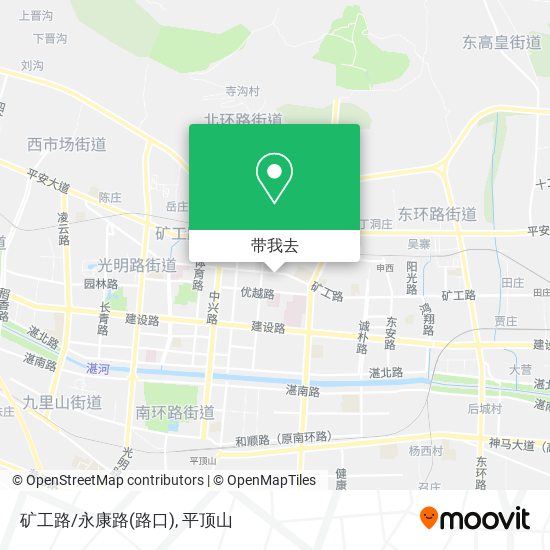 矿工路/永康路(路口)地图