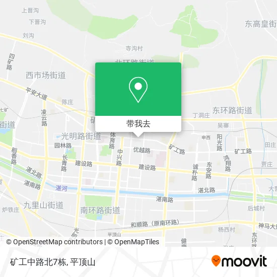 矿工中路北7栋地图