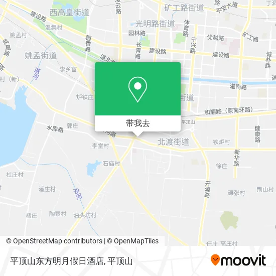平顶山东方明月假日酒店地图