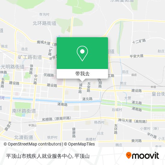 平顶山市残疾人就业服务中心地图