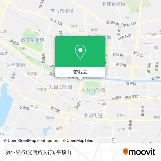 兴业银行(光明路支行)地图