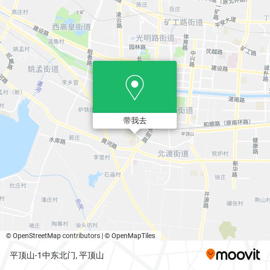 平顶山-1中东北门地图