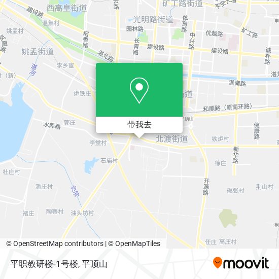 平职教研楼-1号楼地图