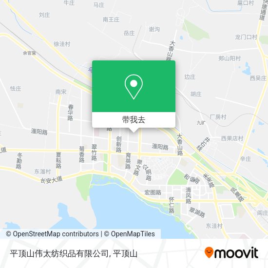平顶山伟太纺织品有限公司地图