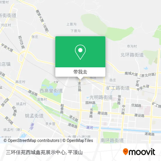 三环佳苑西城鑫苑展示中心地图