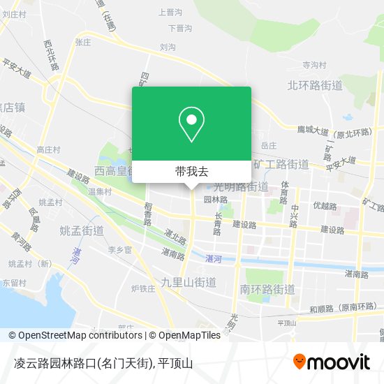 凌云路园林路口(名门天街)地图