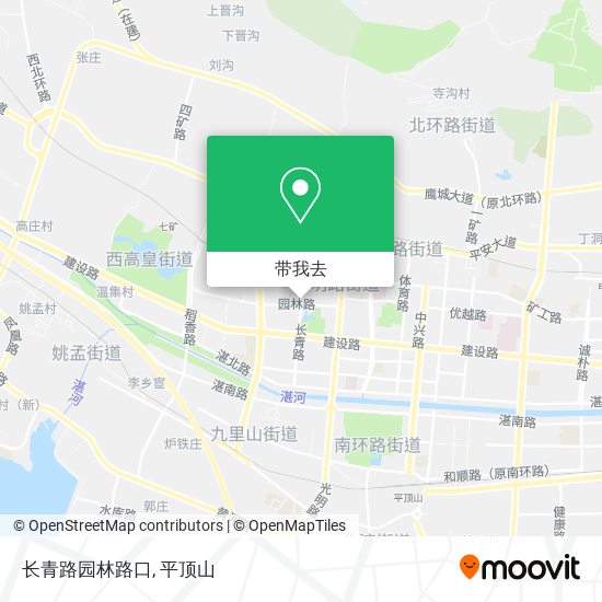 长青路园林路口地图