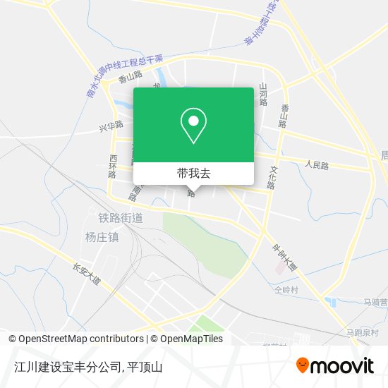 江川建设宝丰分公司地图