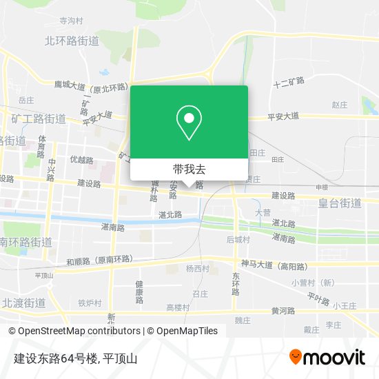 建设东路64号楼地图